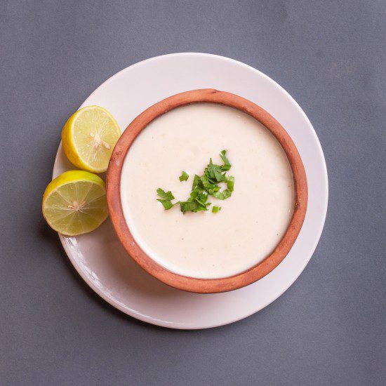 شوربة كريمة الدجاج